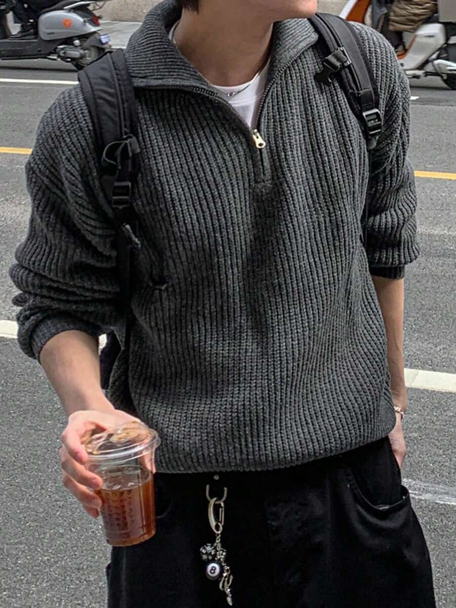 ニットカジュアル ルーズ プルオーバーセーター シンプル 通勤 カジュアル 長袖 ニットウェア