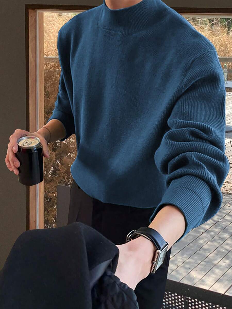 カジュアル 無地 ルーズ シンプル セーター