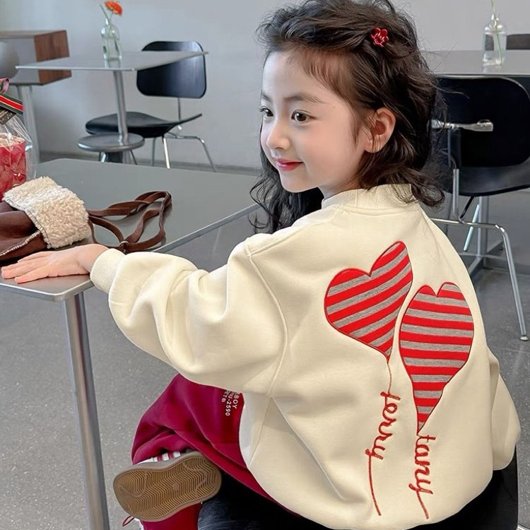 【80-150cm】人気上昇中 可愛い 合わせやすい ラウンドネック トレーナー