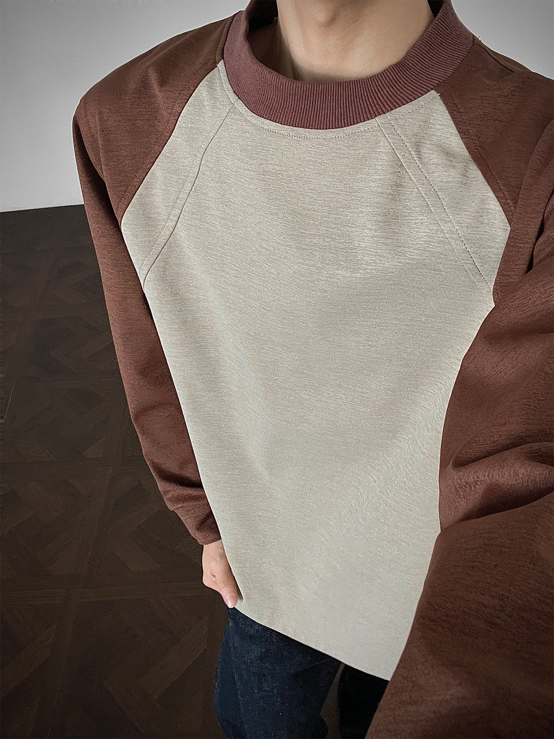 トレンド カジュアル 合わせやすい 長袖 Tシャツ